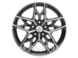 Khomen Wheels KHW1709 (ZV17_CX-5/Seltos) 7x17 5x114.3 ET50 67.1 Black-FP